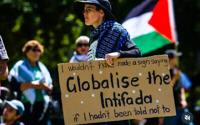 Protest in Melbourne on January 11, 2026. Photo: Instagram. Protest in Melbourne on January 11, 2026. Photo: Instagram.