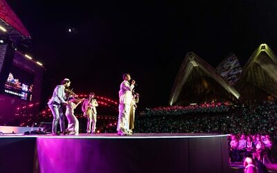 SHIR performing at Australia Day Live 2026. Photo: Destination NSW/Scott Ehler
