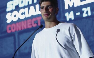 Harry Sheezel at the 2026 Carni opening ceremony.