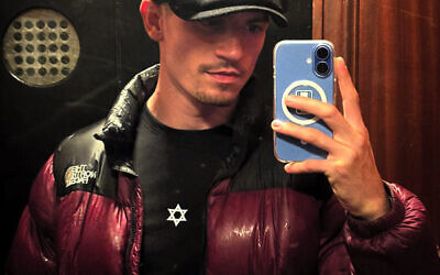 British-Israeli influencer Sammy Yahood. Photo: Instagram