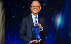 A proud Prof Henry Brodaty with his award. Photo: Salty Dingo