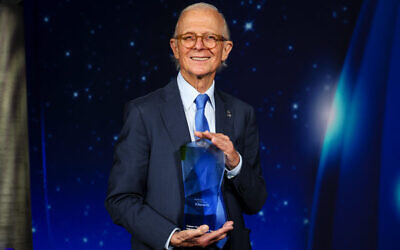 A proud Prof Henry Brodaty with his award. Photo: Salty Dingo
