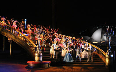 Handa Opera on Sydney Harbour's 2022 production of The Phantom of the Opera. Photo: Prudence Upton
