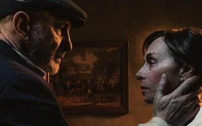 Naomi Lisner (right) in the short film Livyatan. Photo: Lee Cook.