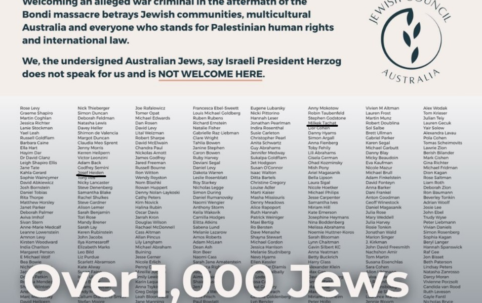 ‘Sham’ ad targets Herzog’s Australia visit – The Australian Jewish News