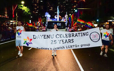 Dayenu marching at last year's Mardi Gras. Photo: Toby Evans