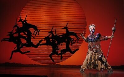 Buyi Zama on stage as Rafiki. Photo: supplied