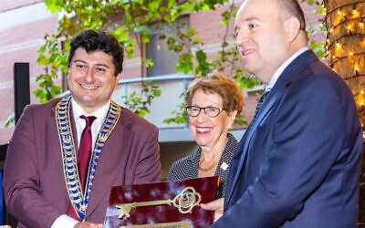 From left: Will Nemesh, Margaret Beazley and Ahmed al-Ahmed. Photo: Facebook