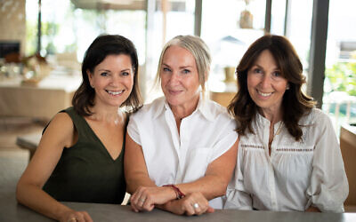 From left: Merelyn Chalmers, 
Lisa Goldberg and Natanya Eskin. 
Photo: Alan Benson