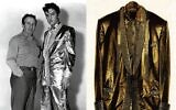 Nudie Cohn and Elvis, and the iconic gold suit. Photo: instagram