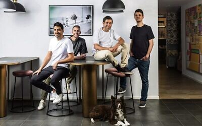 Wiz founders from left: Yinon Costica, Assaf Rappaport, Ami Luttwak and Roy Reznik.
Photo: Avishag Shaar-Yashuv