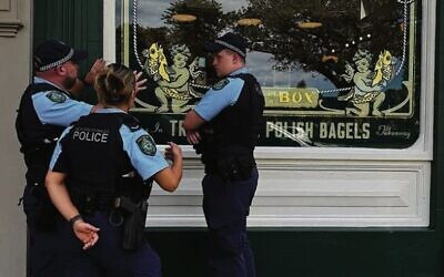 Lox in a Box's Paddington store was defaced with a swastika. 
Photo: Instagram