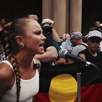 Former Australian of the Year Grace Tame. Photo: Instagram