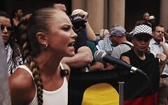 Former Australian of the Year Grace Tame. Photo: Instagram