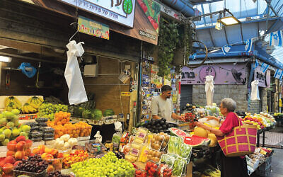 Fruit and vegetables for sale at Jerusalem’s Machane Yehuda.  Photo: Times of Israel