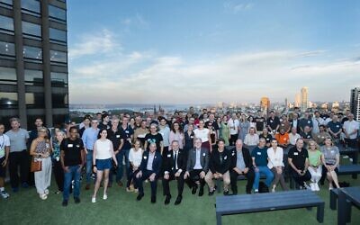 Israelis in Tech event with Yaakov Hagoel, Chairman of the World Zionist Organization.  Photo: Supplied.
