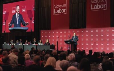 Prime Minister Anthony Albanese addresses the Victorian Labor conference. Photo: AAP Image/Jay Kogler Prime Minister Anthony Albanese addresses the Victorian Labor conference. Photo: AAP Image/Jay Kogler