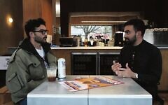 Hasan Piker (left) interviews Zohran Mamdani during his New York City mayoral campaign. Photo: Screenshot via YouTube