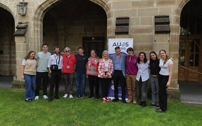 Staff and students marked Yom Ha'atzmaut on campus.  Photo: Supplied