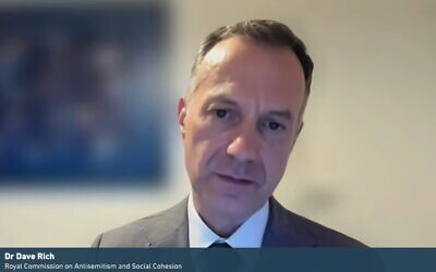Dr Dave Rich. Photo: Screenshot