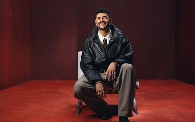 Israel's 2026 Eurovision contestant Noam Bettan. Photo: The Times of Israel / Yair Sigron