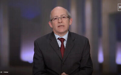 Israeli Ambassador Hillel Newman on ABC 7:30.