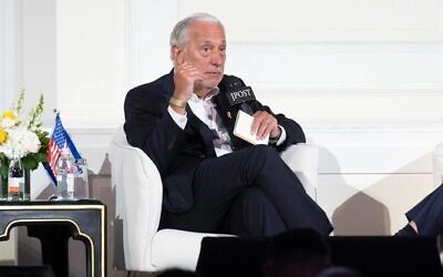 Eric Fingerhut at The Jerusalem Post New York conference on June 3, 2024. Photo: Noam Galai/Getty Images via JTA