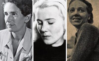 Erika Mann, Ingeborg Kalnoky and Marie-Claude Vaillant-Couturier.