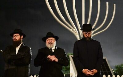 From left, Rabbi Mendy Ulman, Rabbi Yehoram Ulman and Rabbi Menachem Dadon. Photo: Savva Dobrinsky
