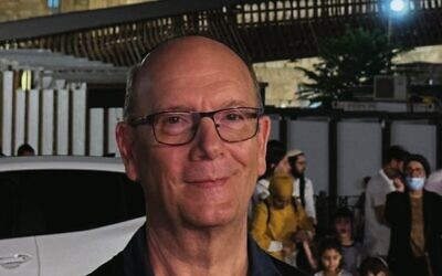 Professor Vernon van Heerden in Jerusalem.  Photo: Supplied.