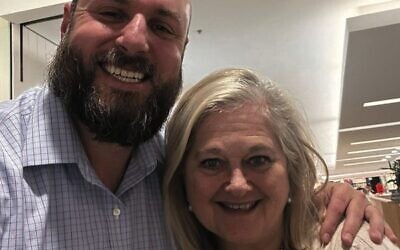 Dave Cygielman and Lorna Berger on Dave's recent visit to Australia. 
Photo: supplied
