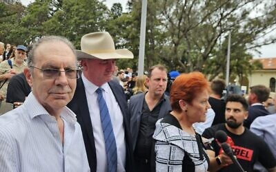 Aeli and David Adler arriving in Israel . Photo: supplied.