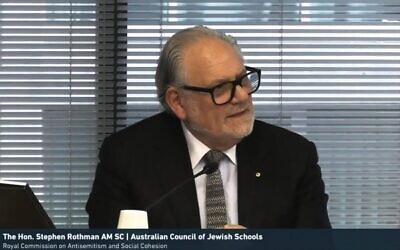 The Honourable Justice Stephen Rothman. Photo: Screenshot.