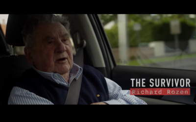 Richard Rozen featured in the film The Hunt for the Last Nazis, now streaming on SBS on Demand. Photo: screenshot