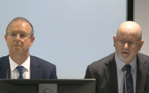 Dr Jack Green and Dr Adam Gordon, Australasian Jewish Medical Association. Photo: screenshot