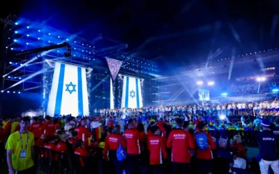 The opening ceremony of the Maccabiah Games at Teddy Stadium in Jerusalem, July 1, 2026 (Maccabiah/Yoav Alon)The opening ceremony of the Maccabiah Games at Teddy Stadium in Jerusalem, July 1, 2026 (Maccabiah/Yoav Alon)