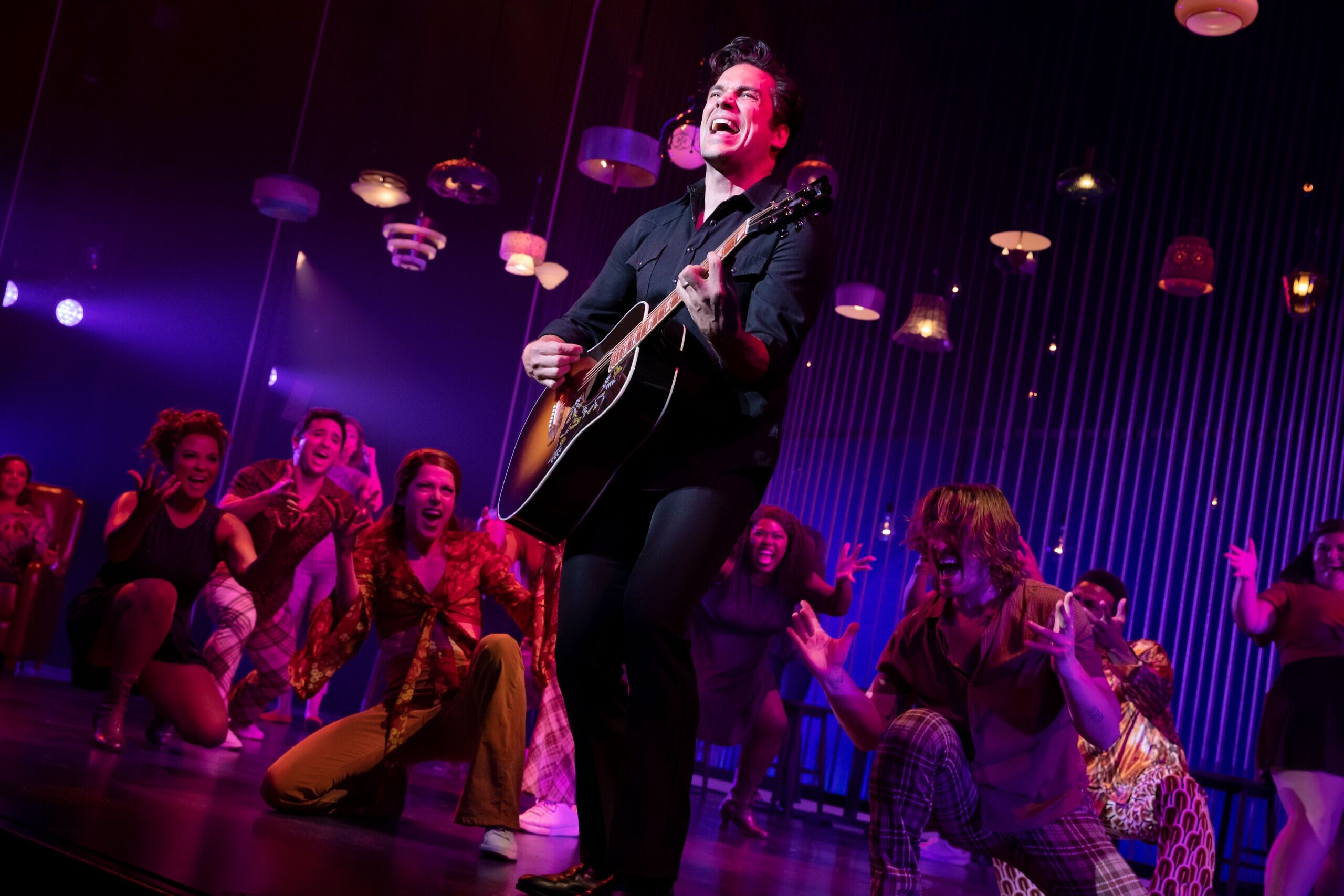 Will Swenson performing as Neil Diamond on Broadway Will Swenson performing as Neil Diamond on Broadway