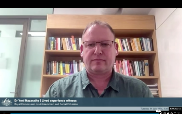 Dr Yoni Nazareth. Photo: Screenshot. Dr Yoni Nazareth. Photo: Screenshot.
