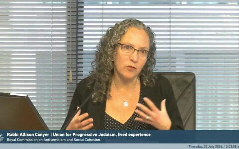Temple Beth Israel senior rabbi Allison Conyer.