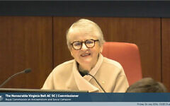 Commissioner Virginia Bell on Friday morning.