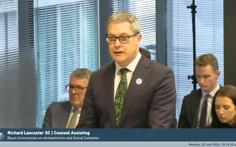 Counsel Assisting Richard Lancaster SC.