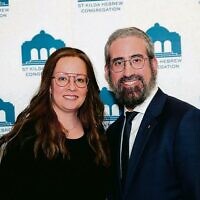 Rebbetzin Sara and Rabbi Yaakov Glasman. Photo: Peter Haskin