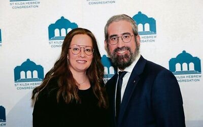Rebbetzin Sara and Rabbi Yaakov Glasman. Photo: Peter Haskin