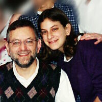 Arnold Roth with his daughter Malki, who was killed in the 2001 Sbarro Pizzeria bombing in Jerusalem. Photo: Supplied