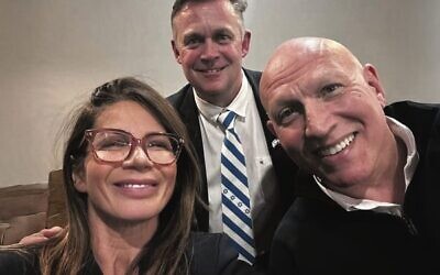 From left: Councillor Carol Tannous Sleiman, Michael Scott and Michael Gencher.