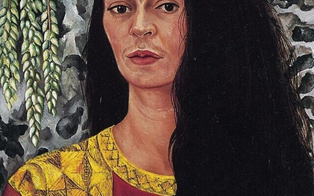 Frida Kahlo Self-Portrait with Loose Hair.