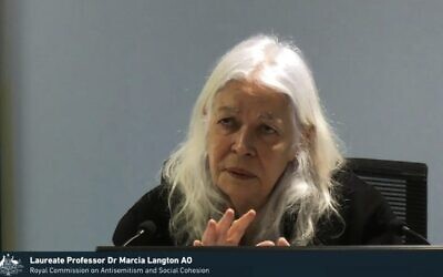 Laureate Professor Dr Marcia Langton. Photo: screenshot
