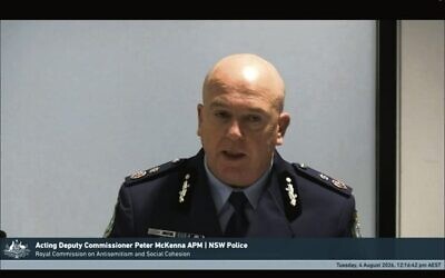 NSW Police Acting Deputy Commissioner Peter McKenna.