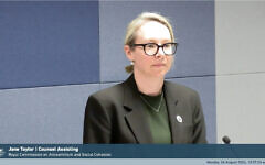 Counsel Assisting Jane Taylor.
