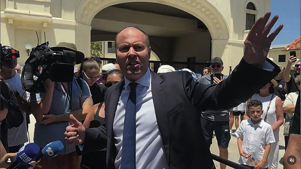 Josh Frydenberg speaks at Bondi Pavilion following the December 14 terror attack. Photo: Instagram Josh Frydenberg speaks at Bondi Pavilion following the December 14 terror attack. Photo: Instagram